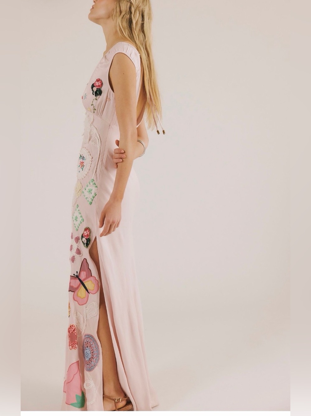 Free People Doily Daydream Embroidered Maxi Dress NWT 💕